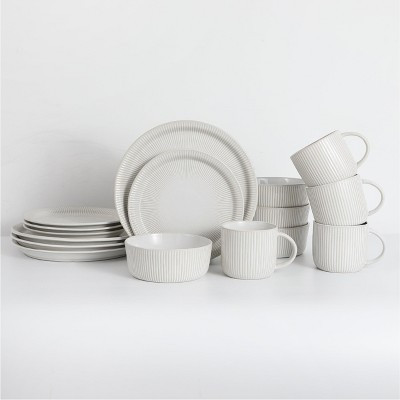 Table 12 Parchment Embossed 16-Piece Dinnerware Set, Service for 4 | Target