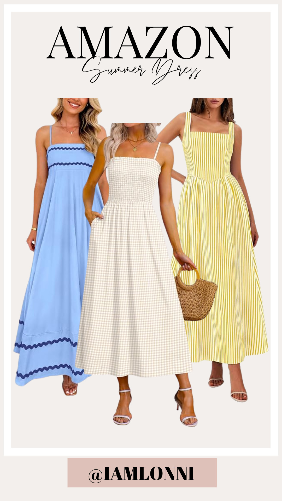 Amazon Summer Dresses

Summer outfits just got easier! 🌸☀️ These Amazon dresses are giving effortless summer vibes with the prettiest colors, prints, and silhouettes. Perfect for vacations, brunch, date nights, weddings, or soaking up the sunshine in style. 💙💛🤍

Which dress is your favorite? I honestly don’t know how I’d choose! 😍

#LTKStyle #AmazonFashion #AmazonFinds #SummerDress #SummerStyle #VacationOutfit #DressInspo #AffordableFashion #OOTD #StyleFinds
 

 #LTKgrwm #LTKootd #LTKvlog