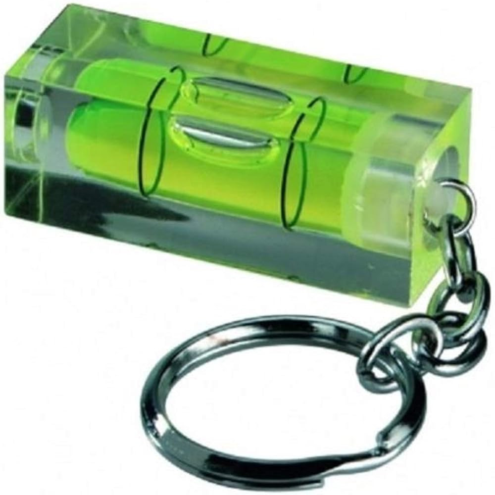 Mini Spirit Level Keyring Keychain Tool DIY Gadget Novelty gift | Amazon (UK)