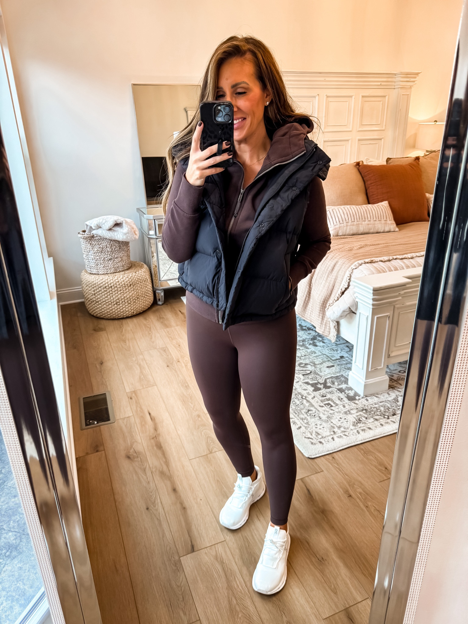 Sz 10 Lululemon vest 
Sz 10 hoodie 
Sz 8 leggings 

#LTKmidsize #LTKover40 #LTKHoliday