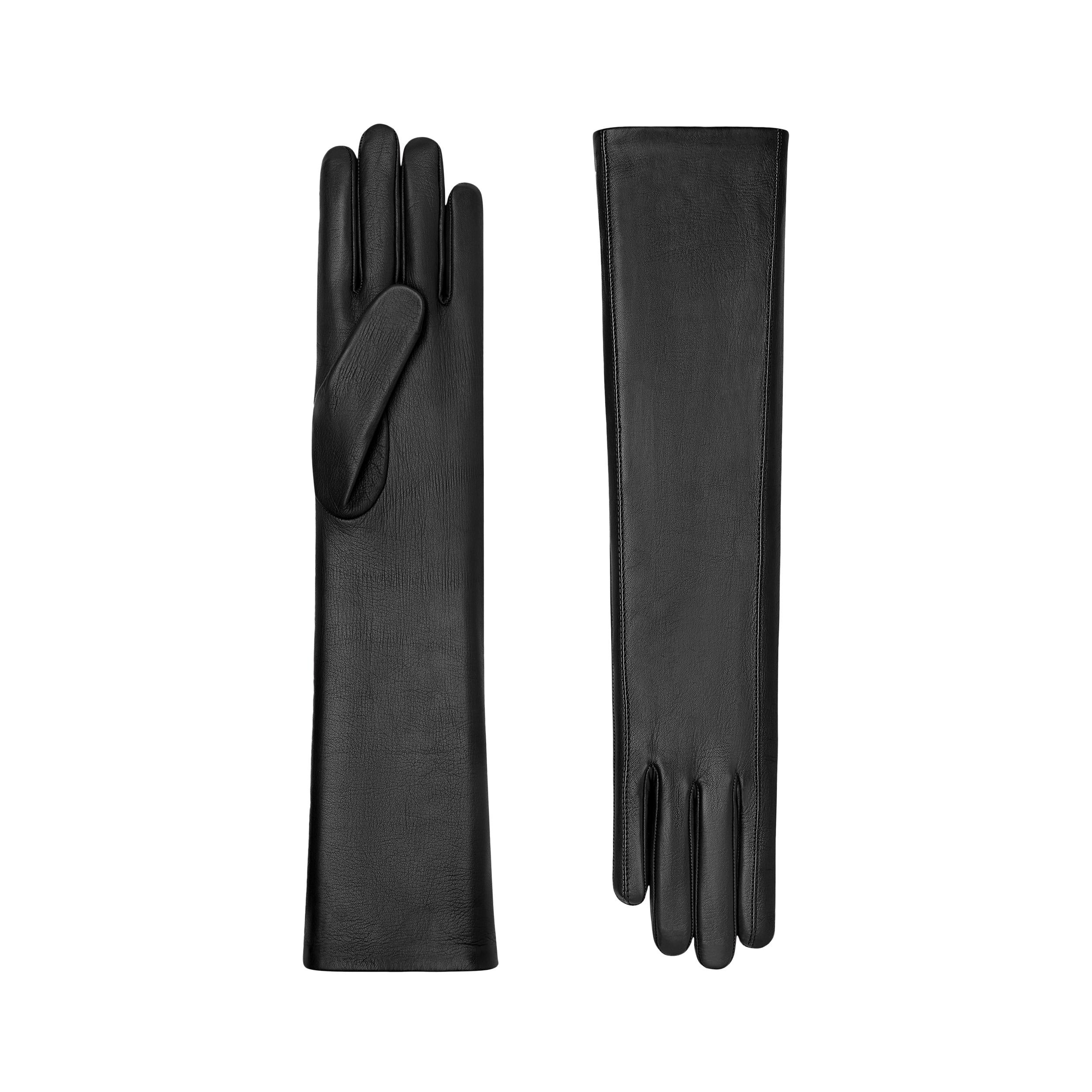 Leather Gloves with Silk Lining - Clémence | Cornelia James