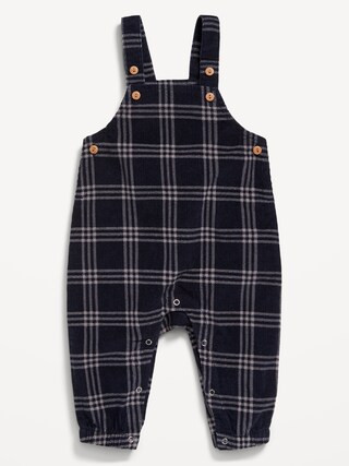Plaid Corduroy Overalls for Baby | Old Navy (CA)