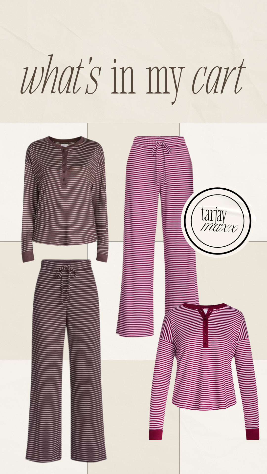 What’s in my cart right now: striped lounge sets under $26 from WALMART that look way more expensive than they are!!! I LOOOOVE a good set and these will be perfect for fall! I love the wide-leg fit, and easy matching pieces for fall.  

 #LTKxWalmart #LTKSeasonal #LTKSaleAlert