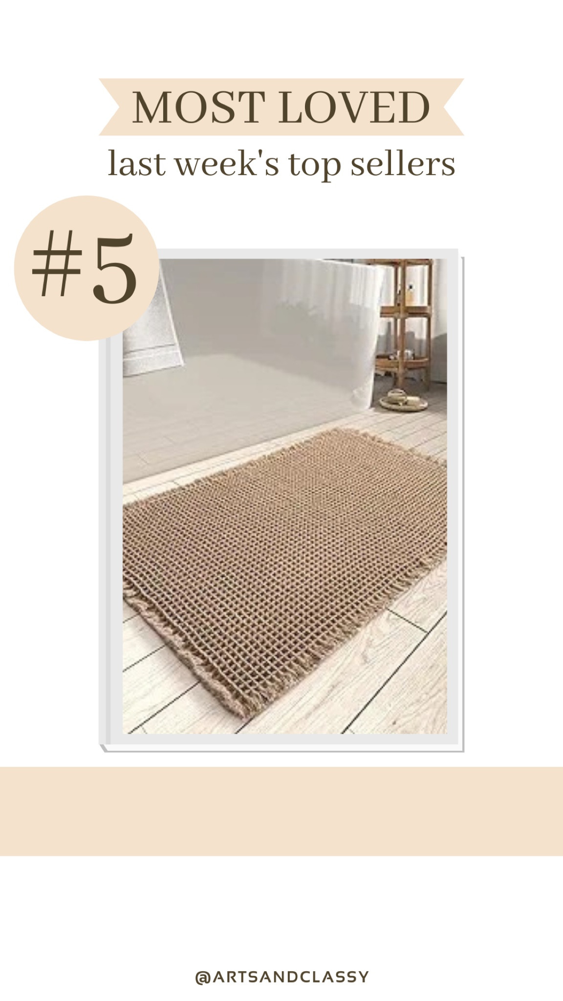 This waffle bath rug is one of this week’s most loved finds! 

#LTKHome #LTKFindsUnder50