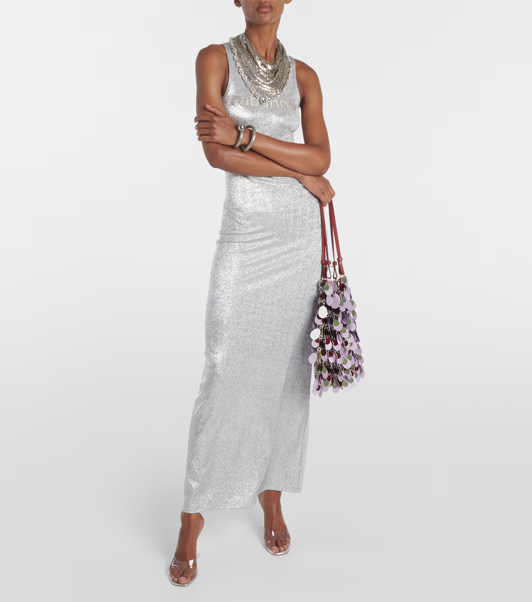 Logo glitter maxi dress | Mytheresa (INTL)