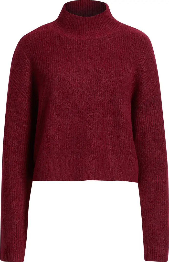 Oversize Cozy Mock Neck Sweater | Nordstrom