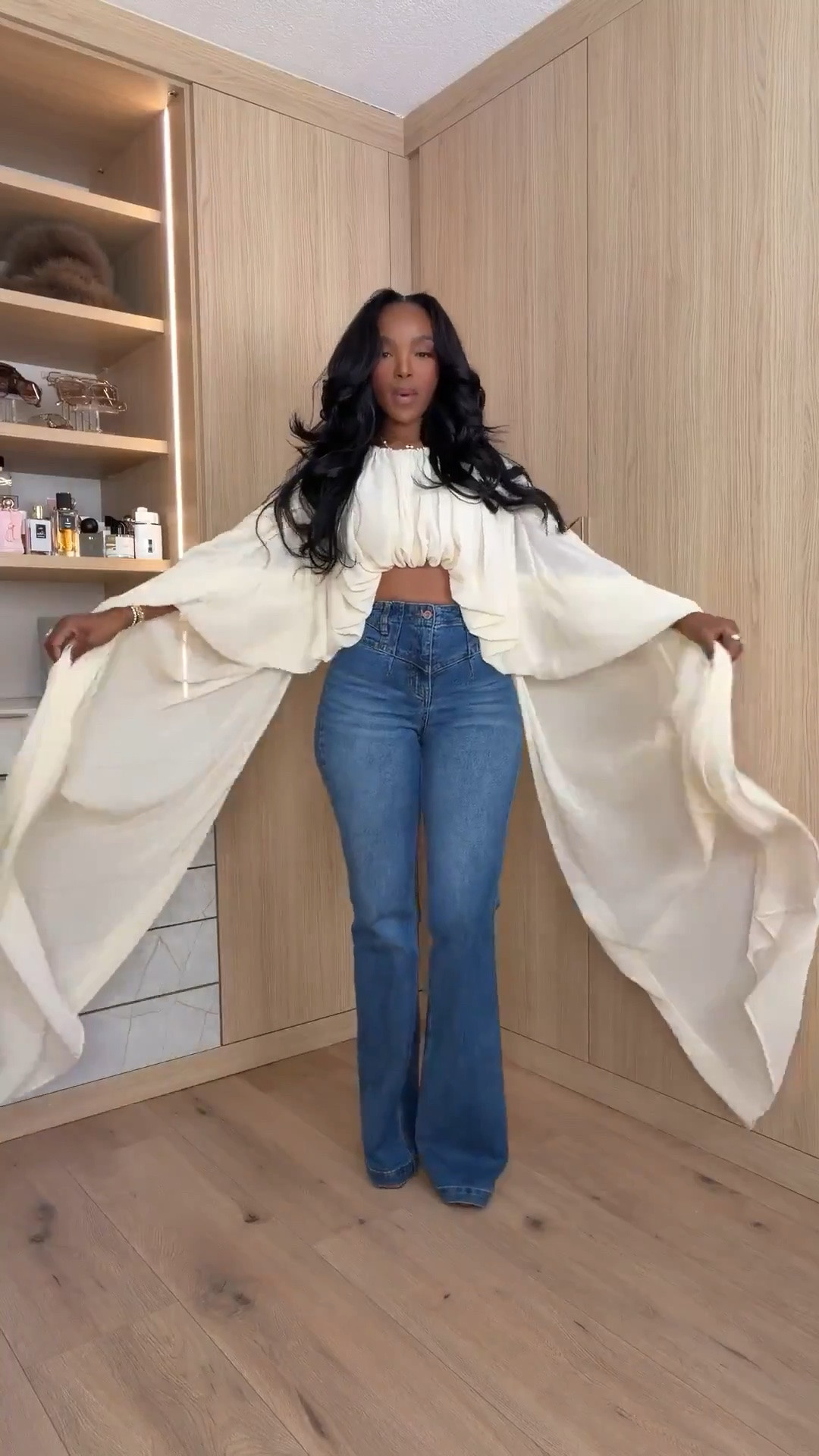 Scroll to shop! ✨ Everything from this look is linked below. 👇🏽    

Wearing: Size Small | 5’4” | 140 lbs | Denim 2 Long

📲   Download the FREE LTK app & follow me (@kirasfashionfinds) to shop all my daily finds.  #LTKootd #LTKPetite #LTKU