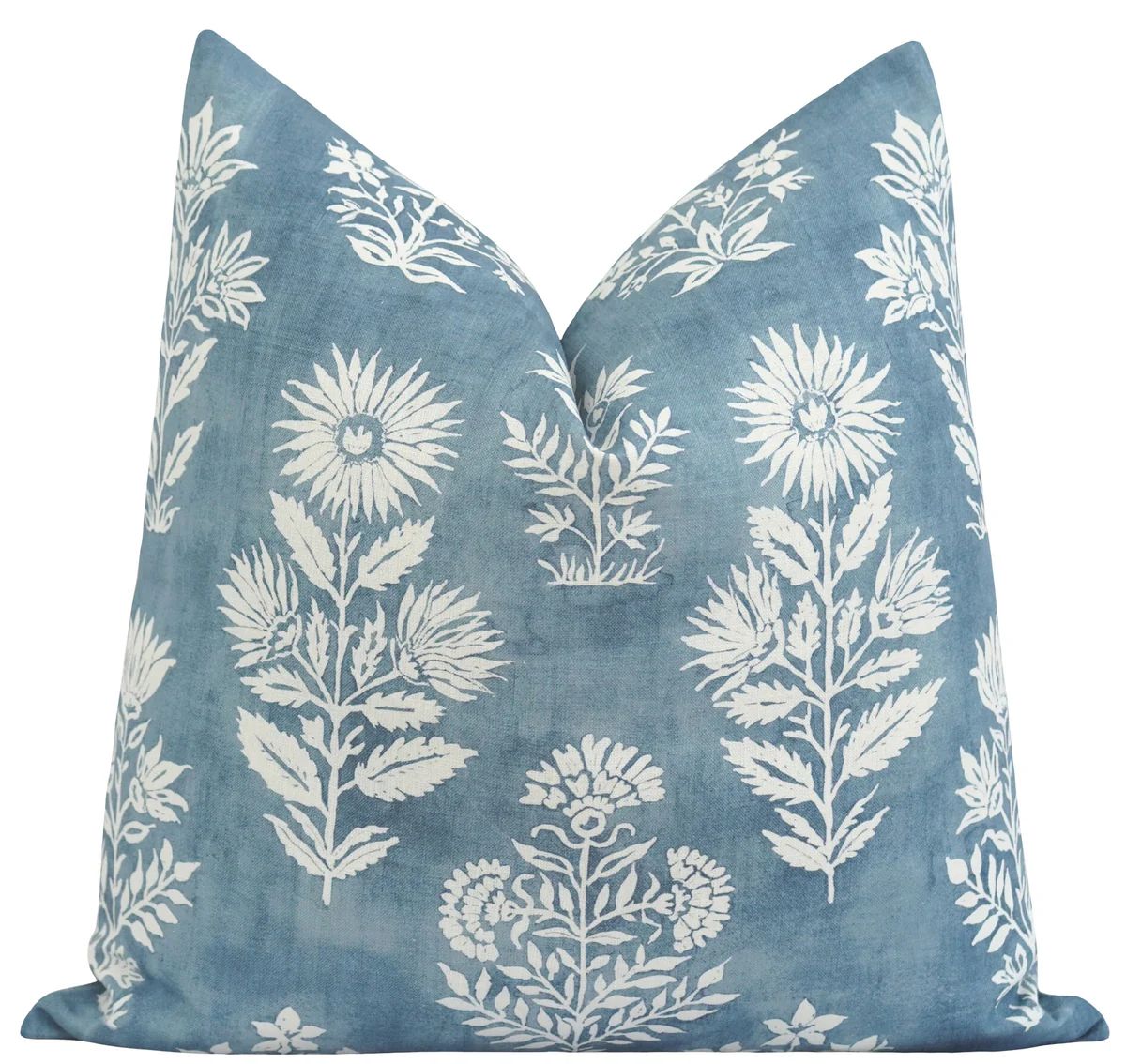 Hodge Blue Floral Pillow | Land of Pillows