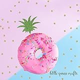 12 pcs pineapple head cupcake topper green glitter luau tropical party birthday baby shower wedding  | Amazon (US)