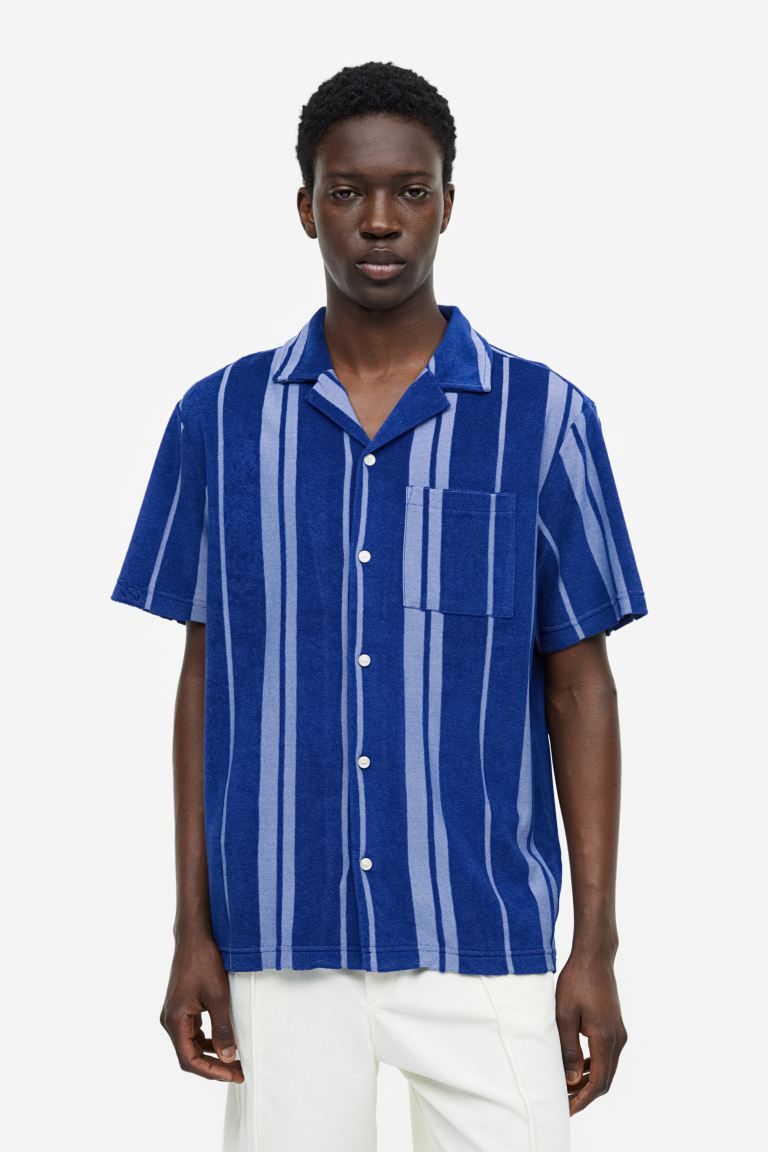 Regular Fit Terry Resort Shirt | H&M (US + CA)