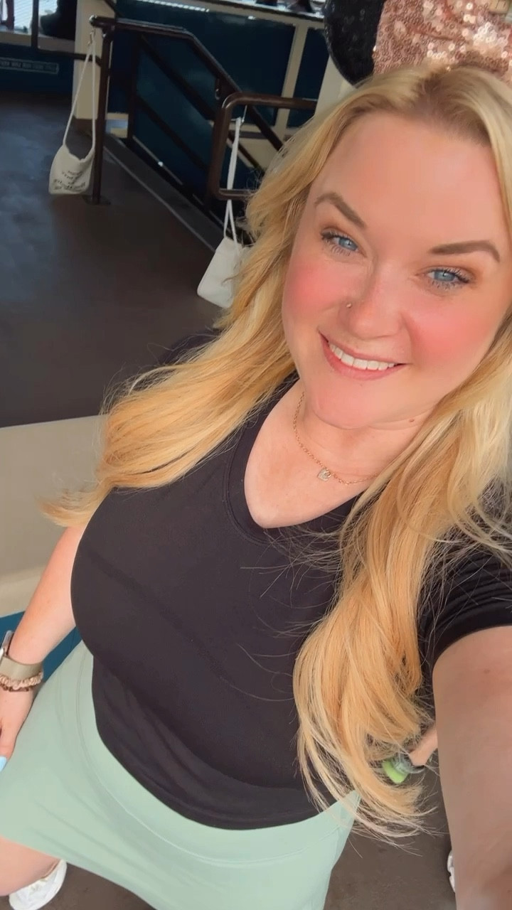 Disney theme park outfit for the first day! Super breathable crop top, skirt with shorts underneath that have two side pockets, and my on clouds of course!   

Kendra Scott jewelry, lululemon skirt, crop top, Disney outfit, casual outfit, amazon, on cloud sneakers, midsize fashion , Disney ears , Mickey ears 


#LTKActive #LTKTravel #LTKMidsize