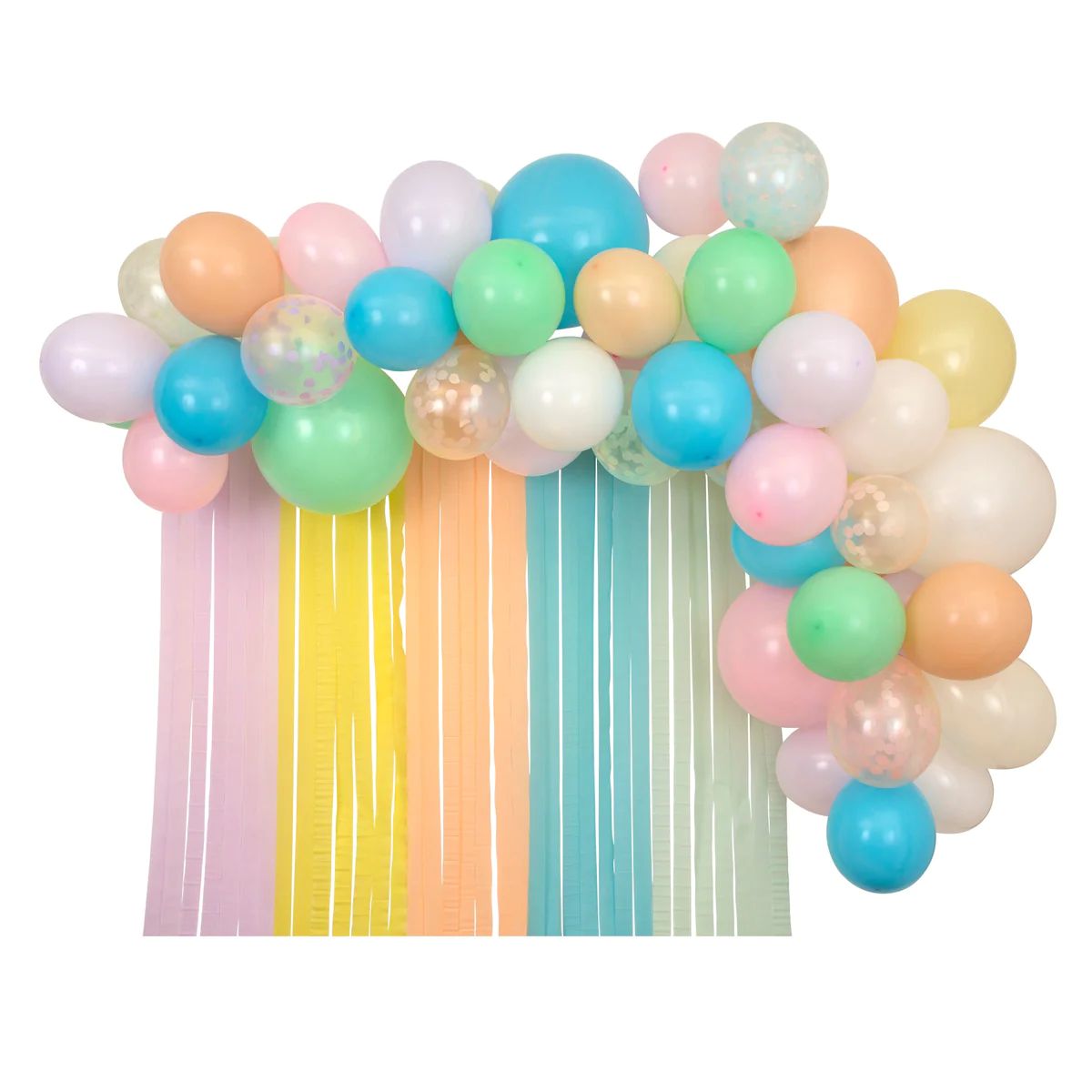 Pastel Balloon & Streamer Garland (x 50 balloons) | Meri Meri