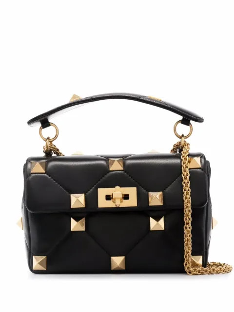 Rockstud quilted crossbody bag | Farfetch (US)