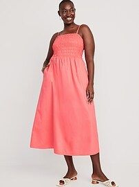 Fit & Flare Smocked Maxi Cami Dress for Women | Old Navy (US)