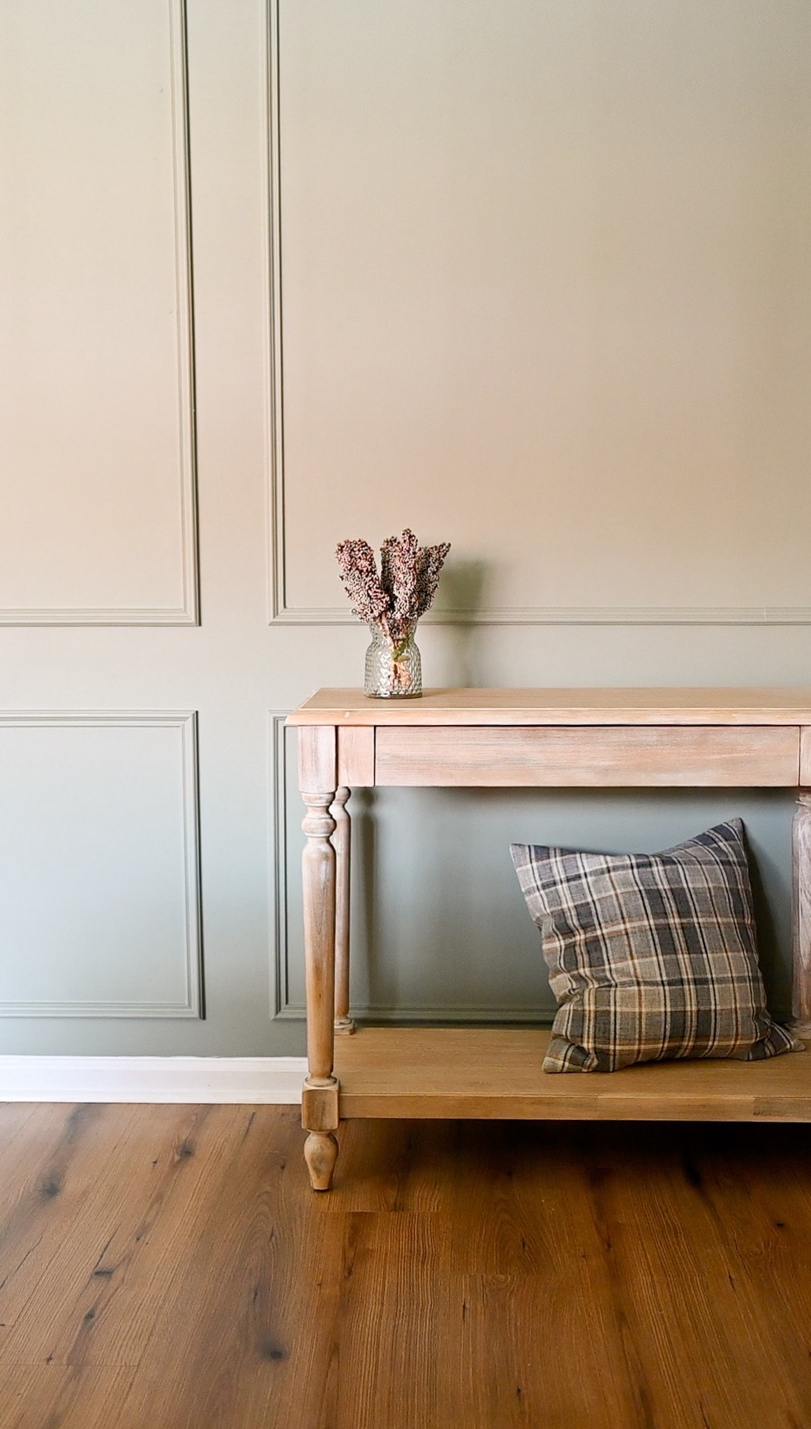 the console table of my literal dreams! I want a french country cottage type of aesthetic ✨ my home decor taste has really evolved over the last few years and I am loving the traditional, older look more and more. Wall moldings are from an amazing Amazon kit (see below) and pillow is from a small business / artisan. 

#LTKHome