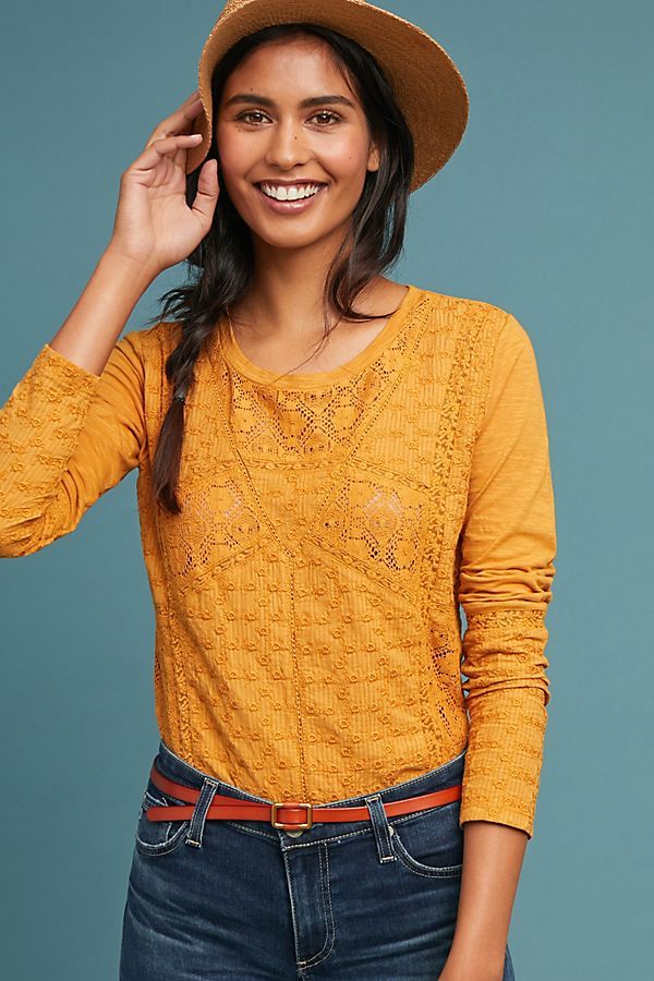 Piana Eyelet Top | Anthropologie (US)