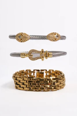 The Modern Muse 316L Stainless Steel Bracelet Collection | KC Chic Designs