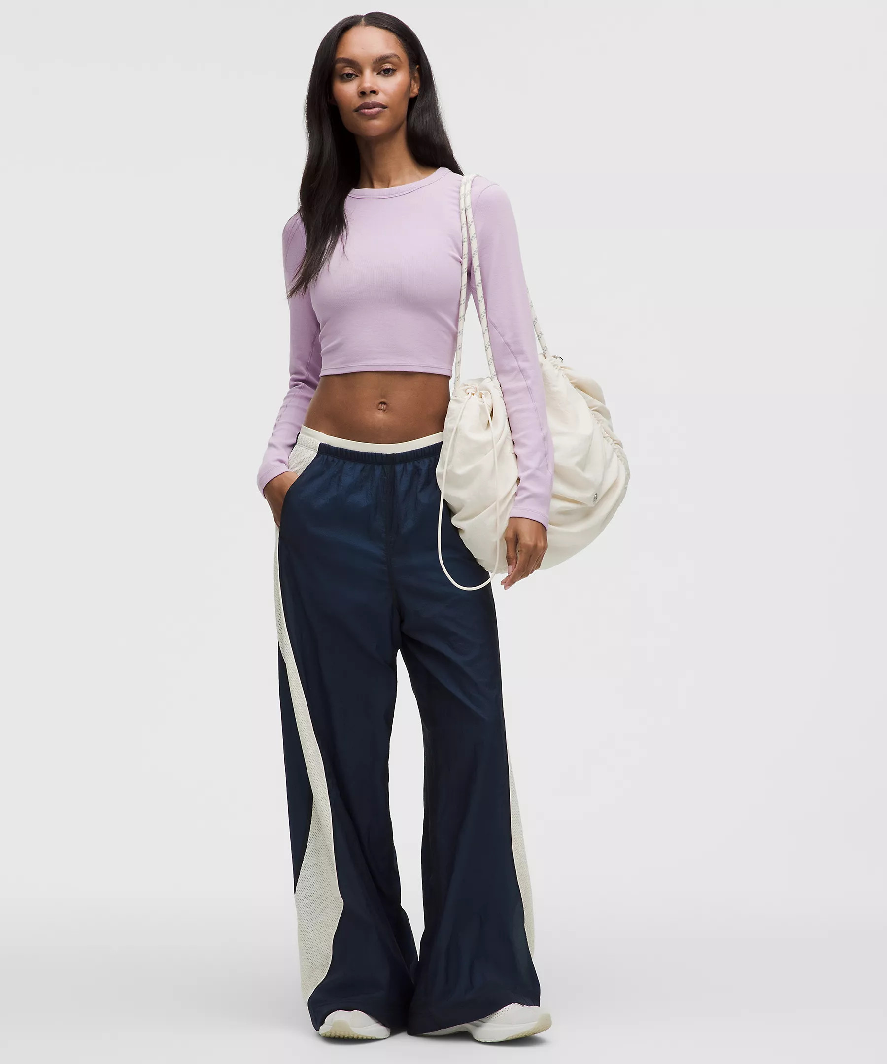 Hold Tight Straight-Hem Cropped Long-Sleeve Shirt | Women's Long Sleeve Shirts | lululemon | Lululemon (US)