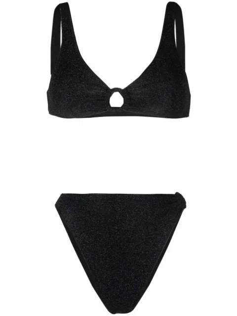 Oséree lurex-detail two-piece Bikini Set  - Farfetch | Farfetch Global