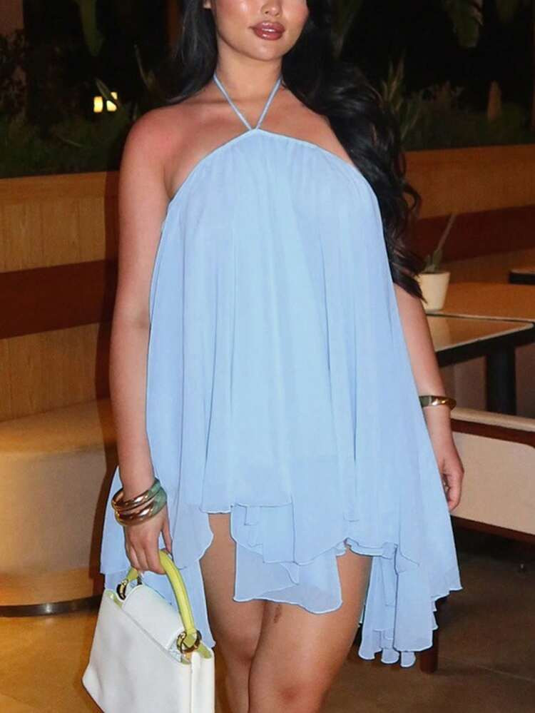 Sky Blue Dress | SHEIN