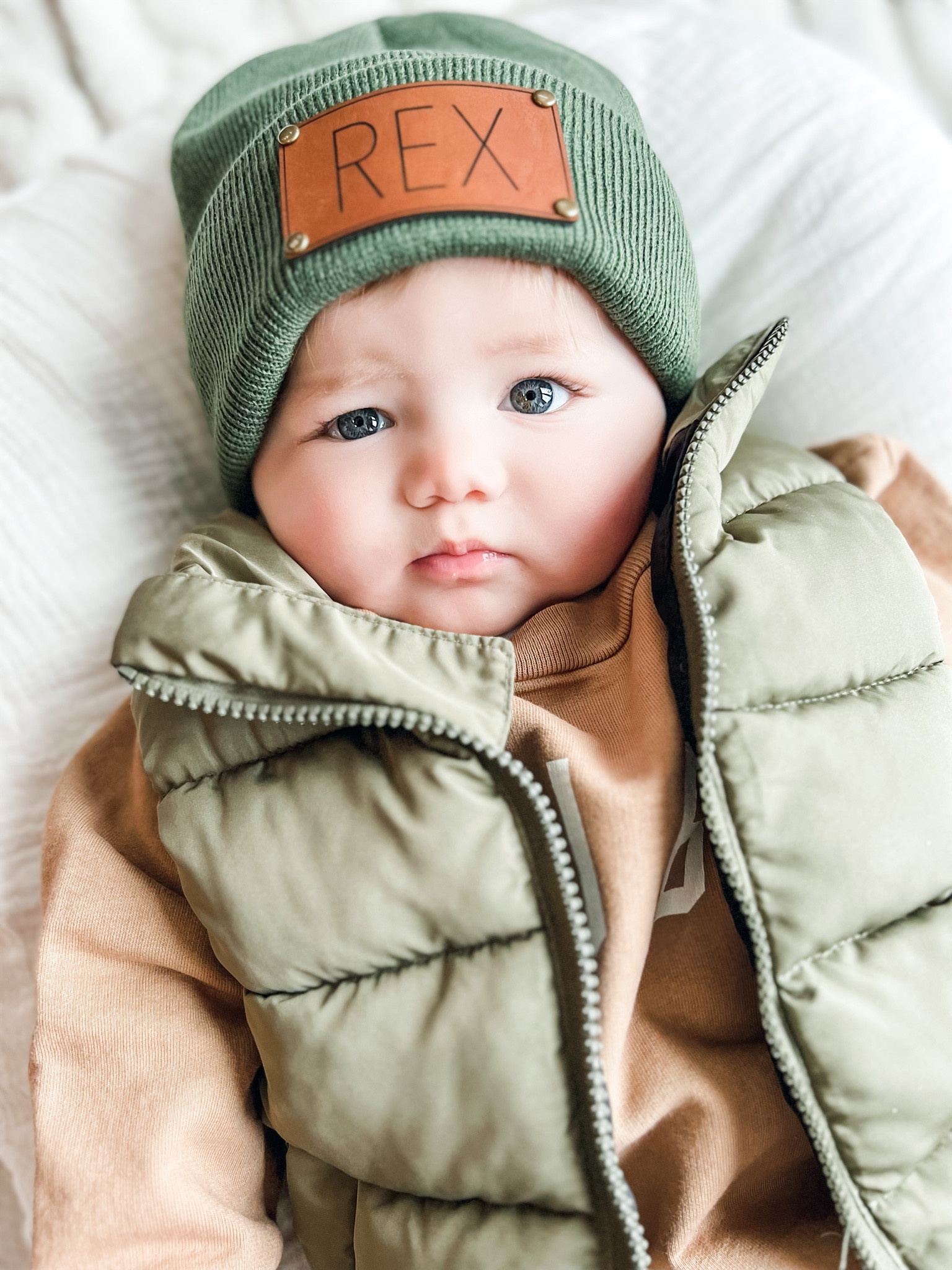 Follow us on IG for more outfit inspiration @little_rex_emory

Baby beanie, baby winter outfits, personalized baby beanie, baby winter style, baby puffer vest 

#LTKSeasonal #LTKbaby #LTKHoliday