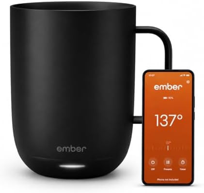 Ember Temperature Control Smart Mug 2, 14 Oz, App-Controlled Heated Coffee Mug with 80 Min Batter... | Amazon (US)