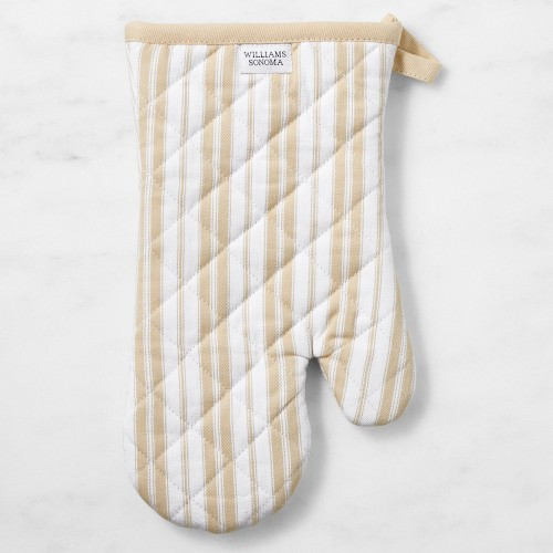 Williams Sonoma Heritage Oven Mitt, Khaki | Williams-Sonoma