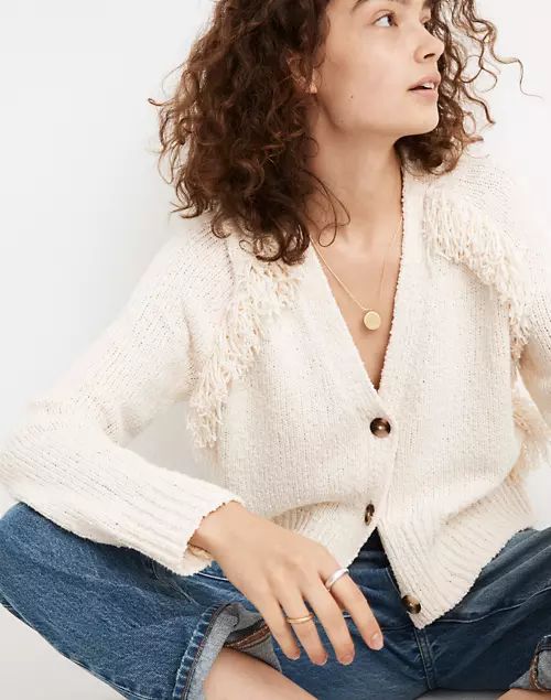 Chatterton Fringe Cardigan Sweater | Madewell