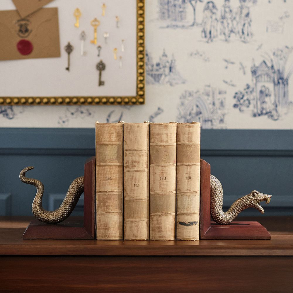 Harry Potter™ Nagini™ Bookends - Set of 2 | Pottery Barn Teen