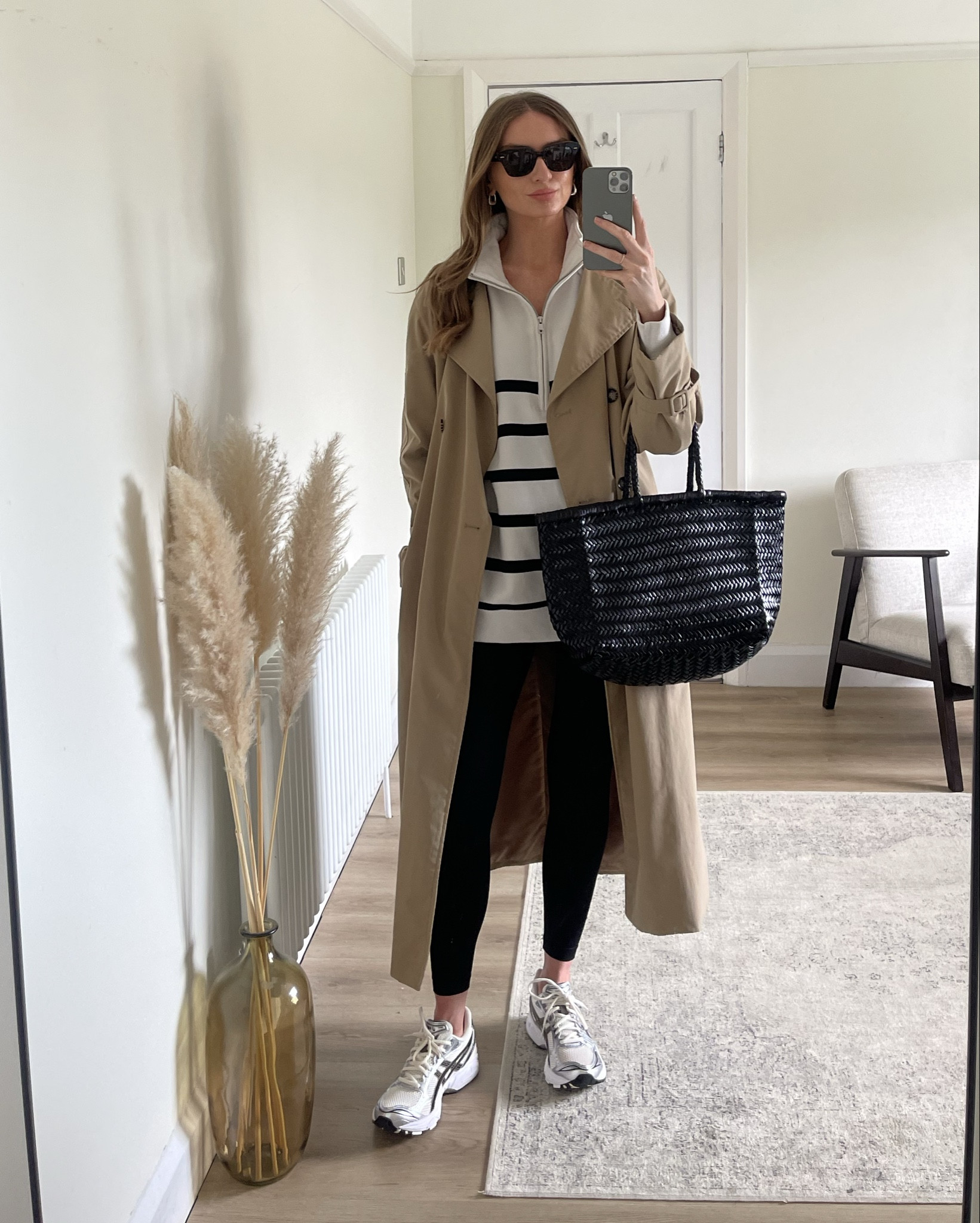 Styling loungewear
Wearing a medium in the Abercrombie striped half zip sweatshirt
My exact leggings are the second skin legging from another version, I can’t link on here so I’ve linked similar
ASICS gel kayano trainers
Dragon diffusion large triple jump woven black bag 
Trench coat 

#LTKuk #AugustBrandSpotlight