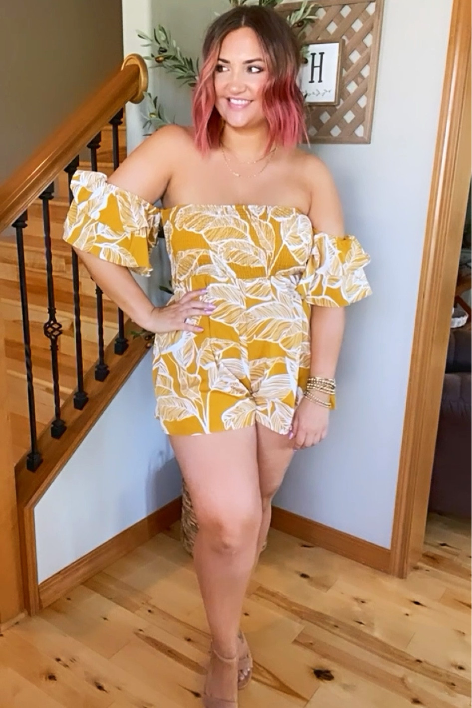 Summer romper mustard & cream

#LTKunder50 #LTKcurves #LTKSeasonal