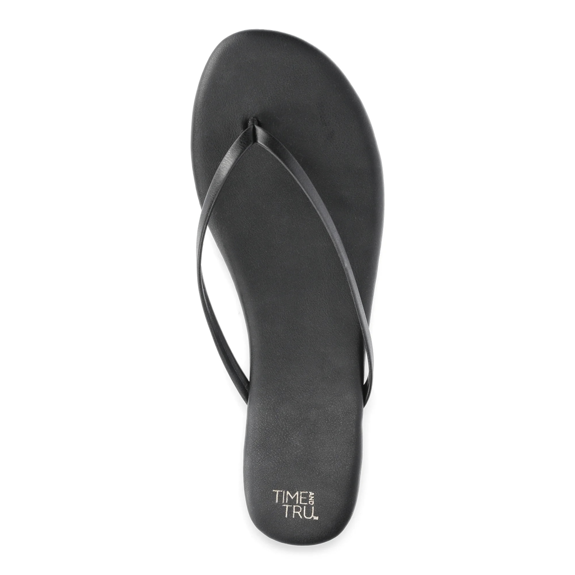 Time and Tru Women's Barely There Sandals, Wide Width Available | Walmart (US)