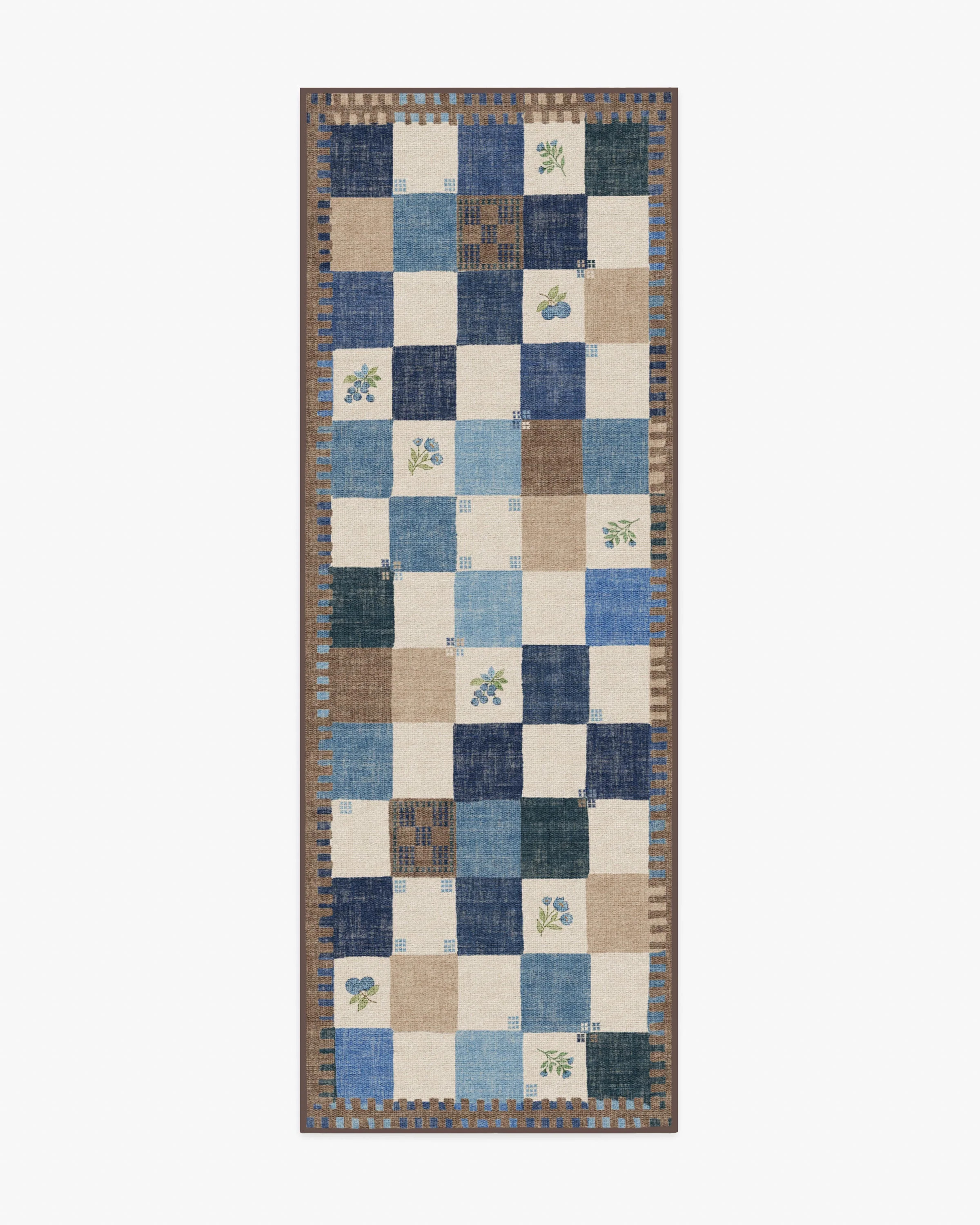 Stonefruit Blue Rug | Ruggable US | Ruggable