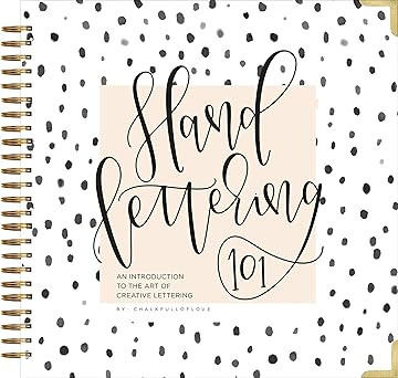 Hand Lettering 101: A Step-by-Step Calligraphy Workbook for Beginners (Gold Spiral-Bound Workbook... | Amazon (US)