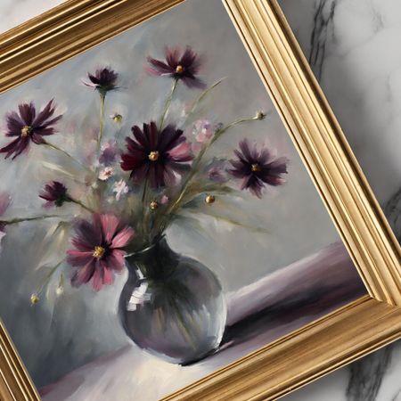 Decided to try my hand at some AI generated art today, and wow, it was fun!  After conjuring up a series of thoughtful & creative prompts, I was received this beautiful moody floral still life  … gorgeous for the fall and winter months. It’s available digitally for immediate download, or you can order a custom print I’ll ship directly to you!  No, this doesn’t mean I’ve given up my actual paint brushes … not a chance 💛 

#LTKfindsunder50 #LTKSeasonal #LTKhome
