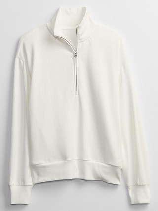 Half-Zip Mockneck Sweatshirt | Gap Factory