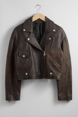 Coated biker jacket | H&M (UK, MY, IN, SG, PH, TW, HK)