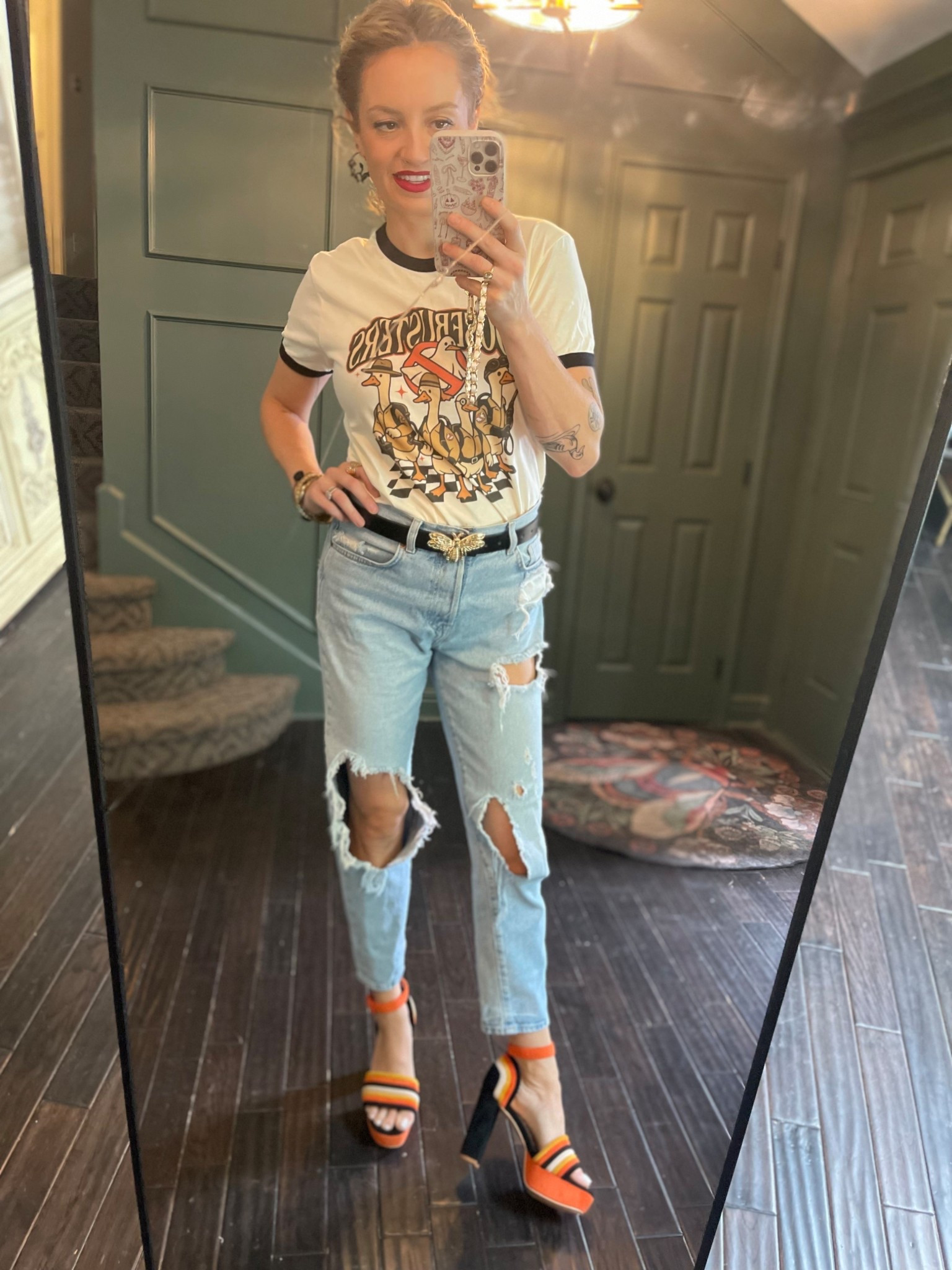 Yes this Goosebuster shirt is now a staple! Spooky season is here! #uniquevintage #fallyall #spookyseason

#LTKSaleAlert #LTKFindsUnder100