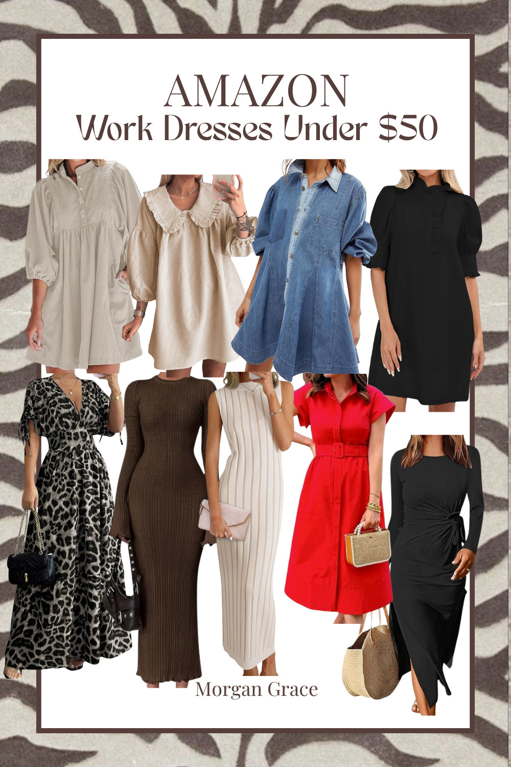 Amazon Work Dresses Under $50

amzon office dress, amazon half sleeve maxi dress, amazon cheetah maxi dress, amazon button up dress, amazon  maxi shirt dress, amazon suede half sleeve dress, church maxi dress, church outfit, church dress, winter work dress, winter dress for work, amazon work fashion, amazon office fashion, amazon winter fashion, amazon maxi dress under $50, amazon work dress under $5o, amazon sweater dress under $50, amazon bodycon sweater dress, amazon long sleeve maxi dress, Morgan Grace Howe 

 #LTKSeasonal #LTKFindsUnder50 #LTKWorkwear