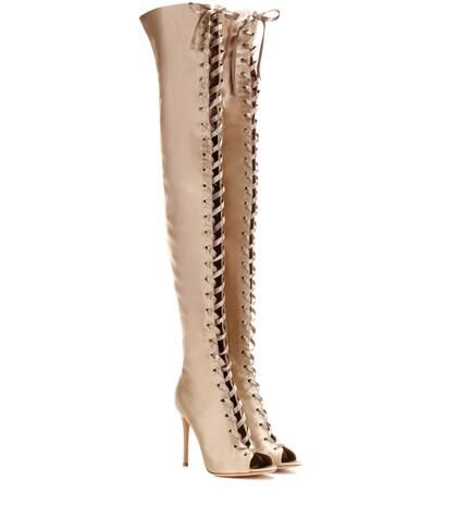 Marie Satin Over-the-knee Boots | Mytheresa (US/CA)