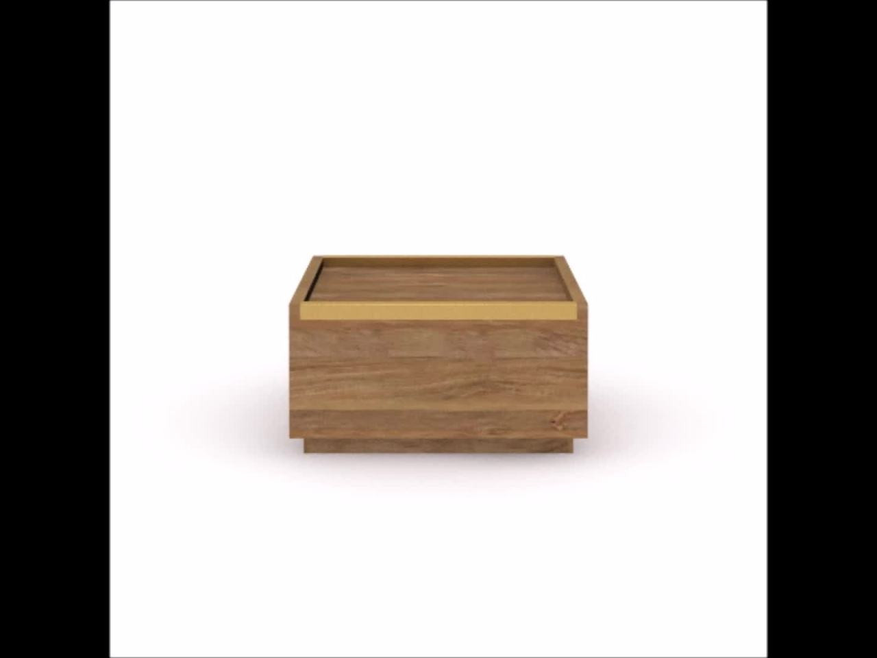 Sauder Manhattan Gate Modern Square Coffee Table with Storage, Sindoori Mango Finish | Walmart (US)