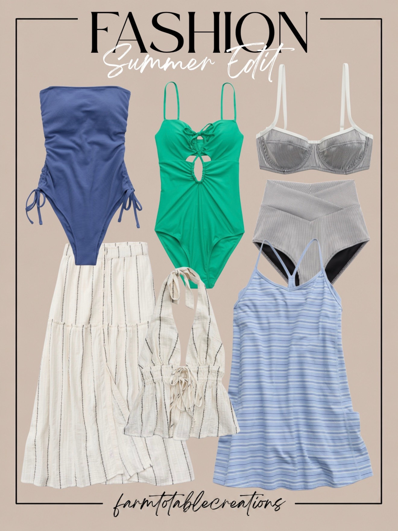 Beach Vacation Edit 🌊☀️

These beach-ready finds are giving effortless coastal getaway vibes ✨ From flattering swimsuits and breezy coverups to soft blue tones and lightweight matching sets, every piece feels chic, comfortable, and perfect for summer travel. Whether you’re headed to the beach, pool, or tropical vacation, these are the kinds of pieces you’ll keep reaching for all season long 🤍

Linking all my favorite beachwear and vacation finds on LTK 🐚

Follow @farmtotablecreations on Instagram for more trending fashion finds and elevated everyday style ✨

#LTKStyle #BeachVacation #SwimwearStyle #VacationOutfits #SummerFashion #Beachwear #CoastalStyle #ResortWear #PoolsideStyle #VacationStyle #SummerOutfits #FashionFinds #LTKFashion #BeachInspo #TravelStyle

#LTKTravel #LTKSwim #LTKSaleAlert