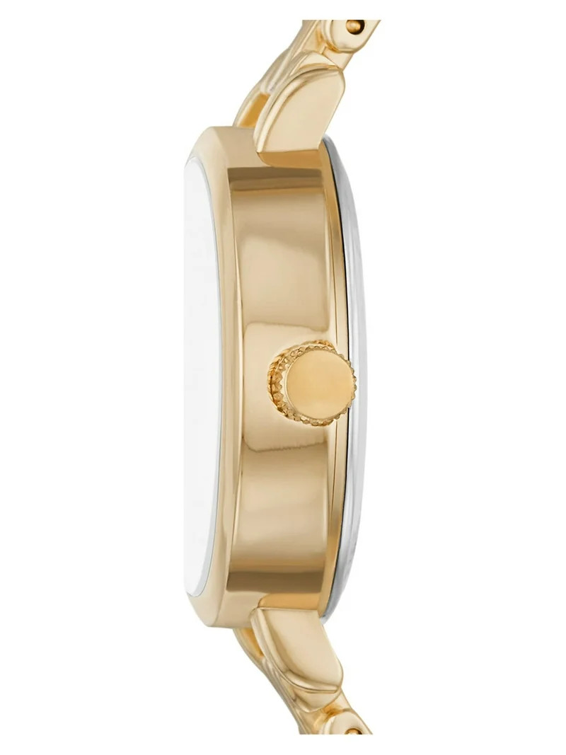 Time & Tru Women's Wrist Watch: Gold Tone Bracelet Watch (FMDOTT076) | Walmart (US)