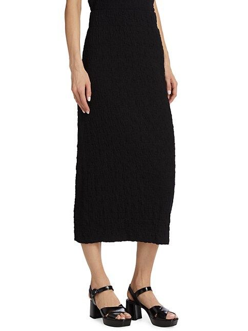 Textured Midi-Skirt | Saks Fifth Avenue