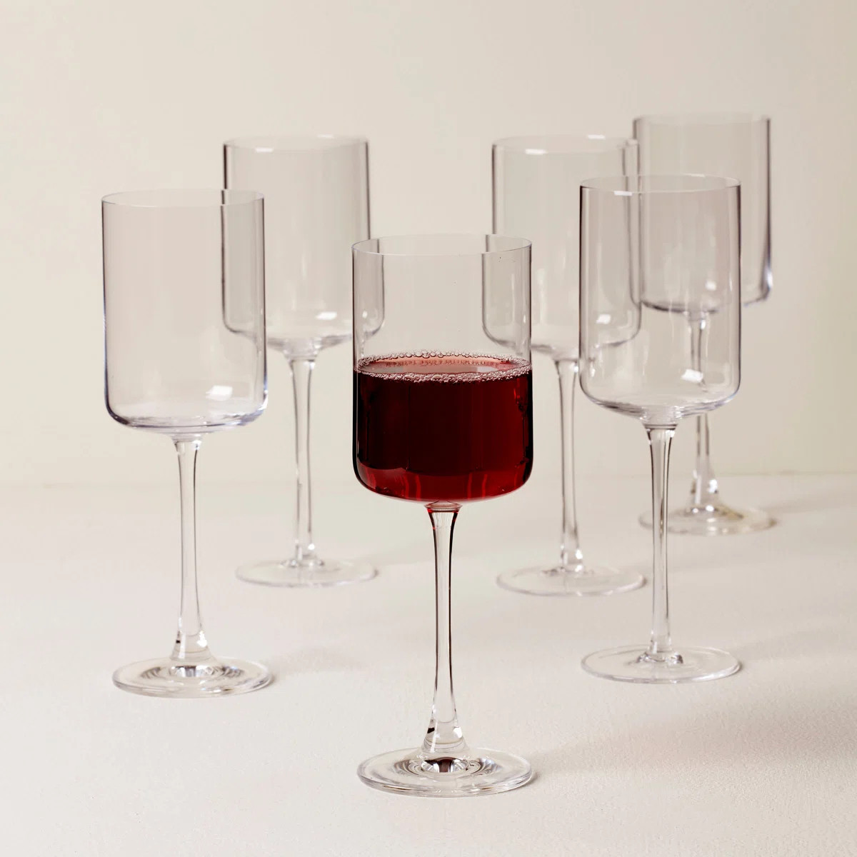 Lenox Tuscany Classics Straight Set Of 6 Wine Glasses - Red (Set of 6) | Wayfair North America