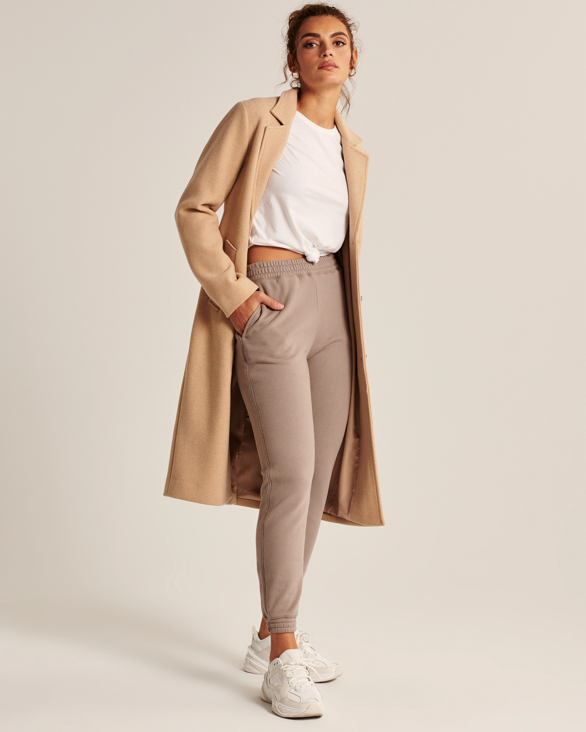 Calf-Length Dad Coat | Abercrombie & Fitch (US)