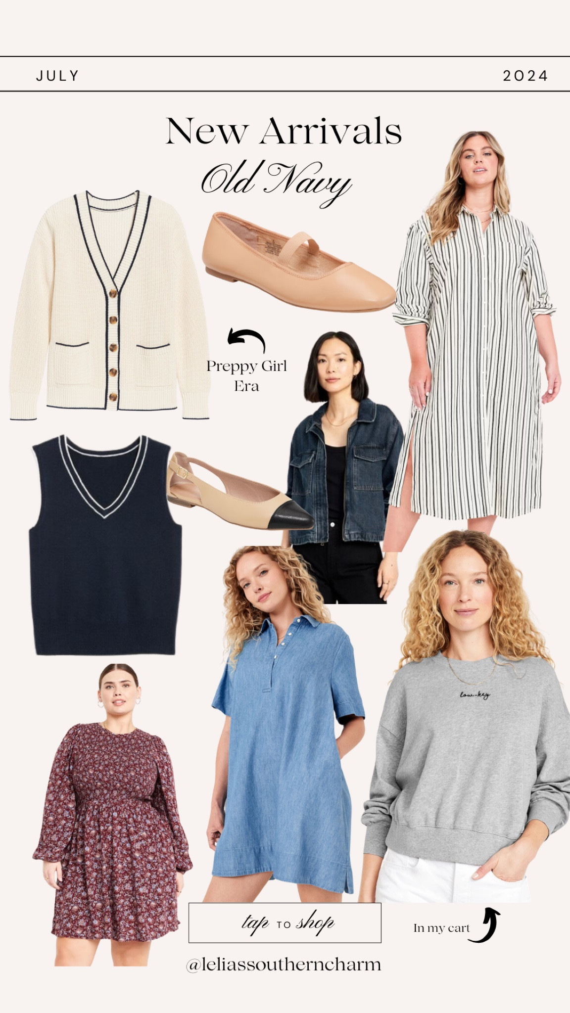 New arrivals at Old Navy and currently all 50% off 🤯 Here for the grandpa style cardigans and sweater vests! Also seeing lots of Mary Jane ballet flats! Is it Fall yet? 🍂😮‍💨😍 

Back to school / teacher outfits / casual style / sweatshirts / Fall dresses / flat shoes 

#LTKSaleAlert #LTKFindsUnder50 #LTKBacktoSchool