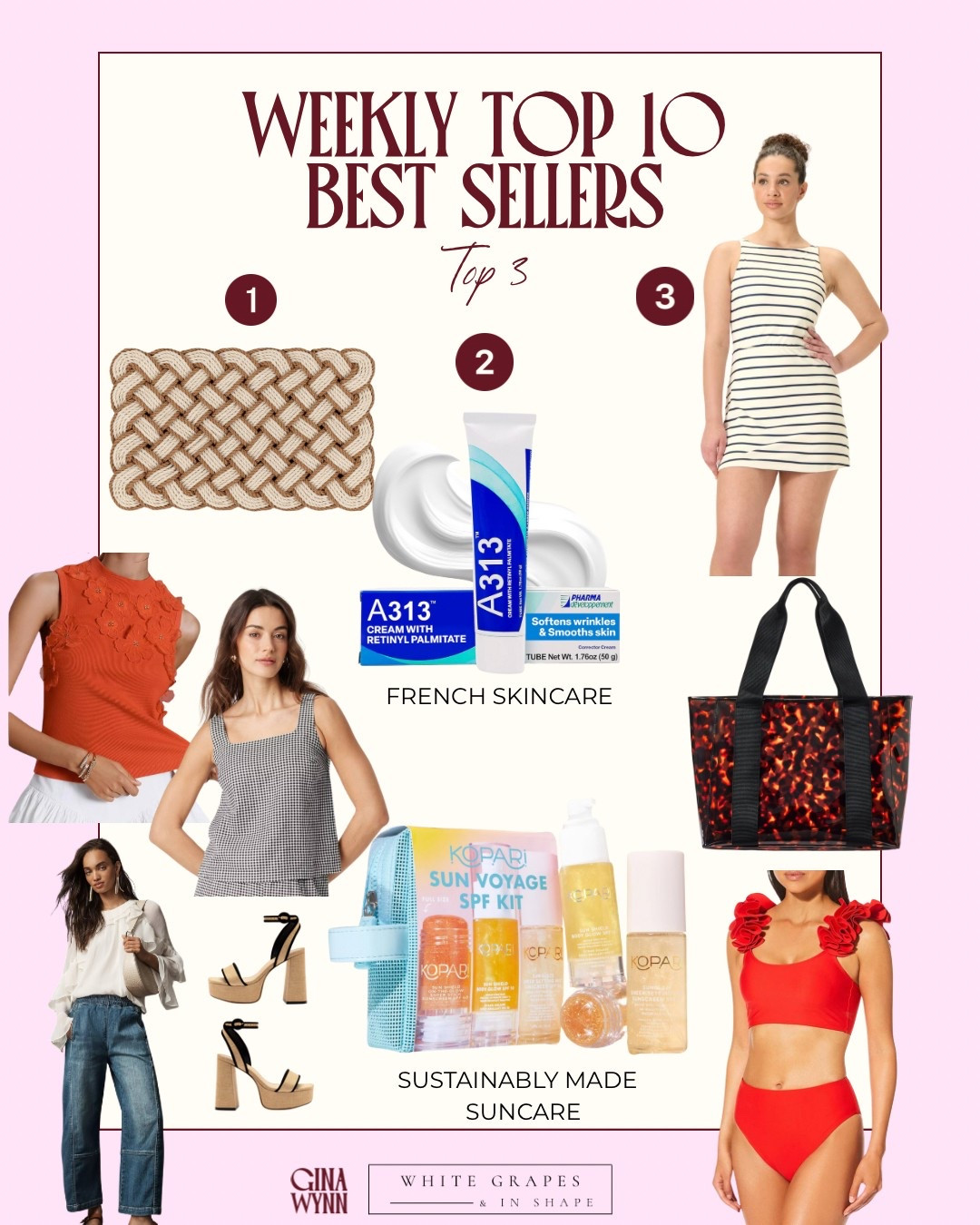 Top 10 Best Sellers 💖

#LTKSeasonal #LTKShoeCrush #LTKSummerEdit