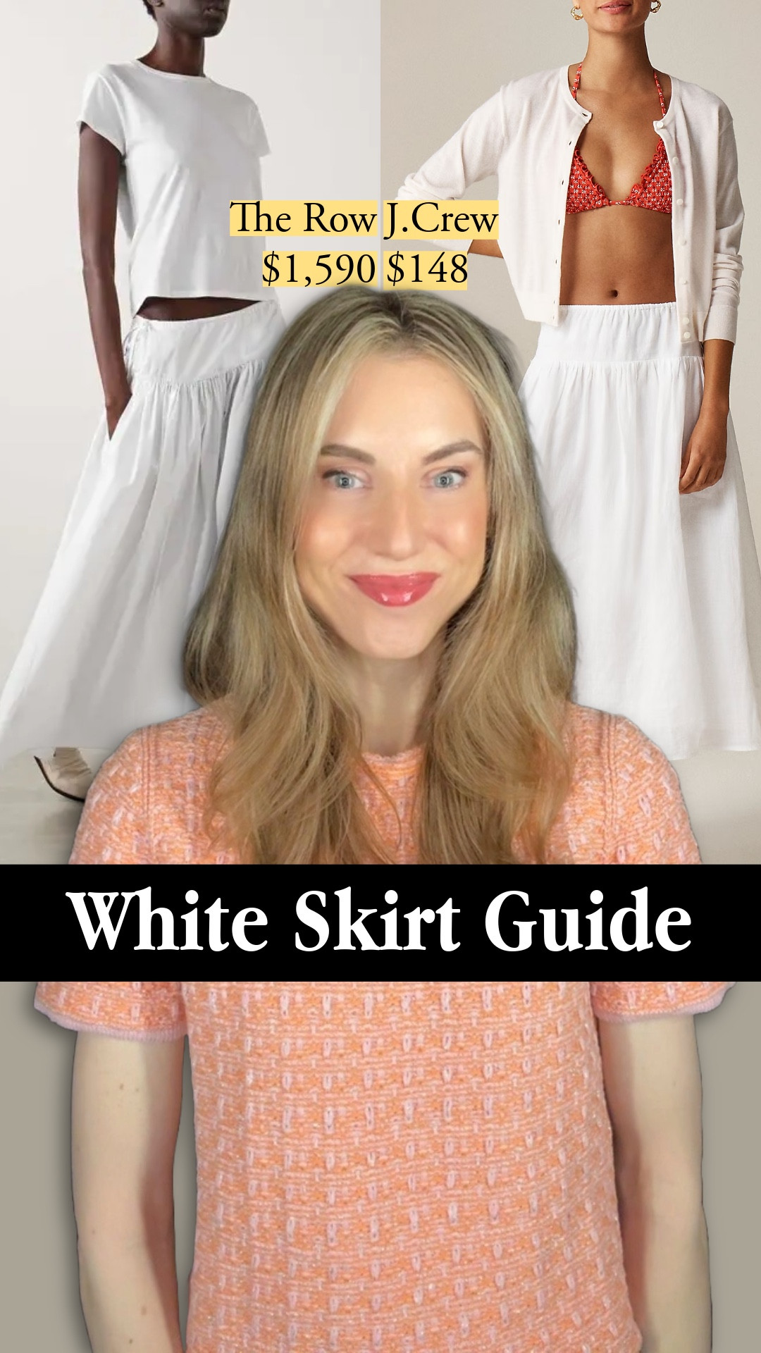 White skirts with fabrications and construction that will elevate your look 🤍 J.Crew | Quince | summer essentials | capsule wardrobe | maxi | midi

#LTKSummerEdit #LTKStyleTip #LTKFindsUnder50