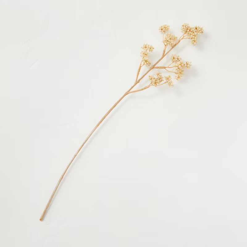 18" Faux Bleached Berry Seed Stem - Hearth & Hand™ with Magnolia | Target